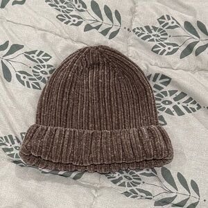 Athleta Chocolate Ribbed Hat